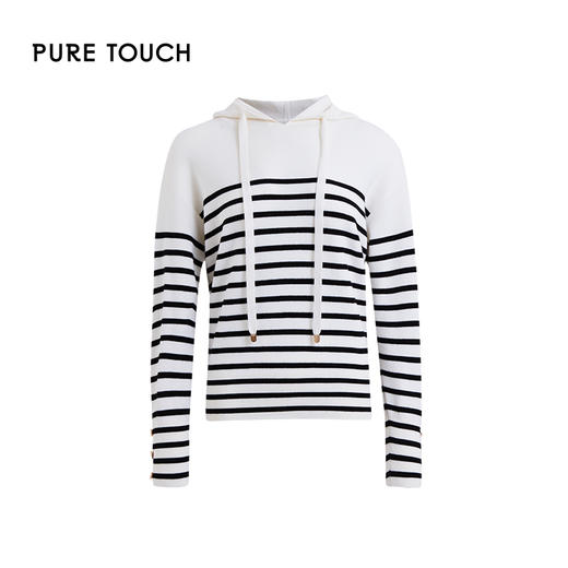 pure touch条纹连帽针织衫1369243358 商品图4