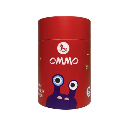 【毫无阻力的丝滑手感】美国OMMO儿童宝宝涂鸦水洗丝滑蜡笔食品级色素 细腻丝滑无杂质 易清洗 儿童玩具文具 商品图6