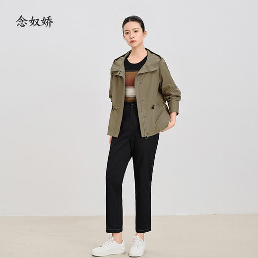 【商场同款】CNT4358 好版型的裤子上身舒适得体，修饰腿型大气有型，细腻的肤感让您在职场中更加从容自如 明线小黑裤 商品图11