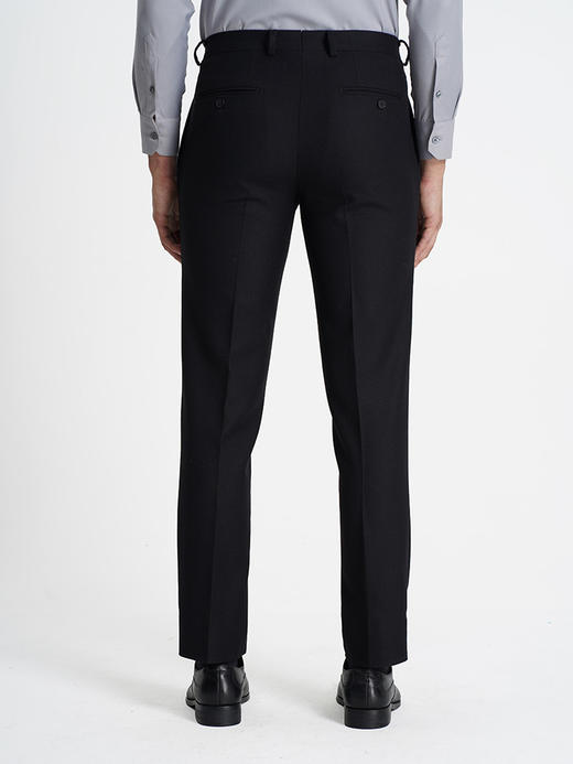 callisto黑色绵羊毛西裤 商品图4