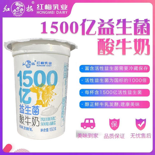 红梅益生菌酸奶150g 商品图3