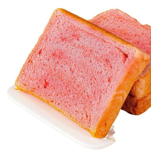 【“瑰”香味十足！厚切吐司面包】采用重瓣玫瑰，色艳香味馥郁！口口醇香绵软，松软有料 满满饱腹感！营养轻负担，手撕吐司切片超厚营养早餐糕点Y 商品图3