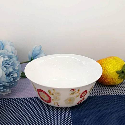 🎁乐美雅蓝色花漾餐具12件套（晚餐盘2个+汤盘2个+小餐碗4个+小勺4个） 商品图1