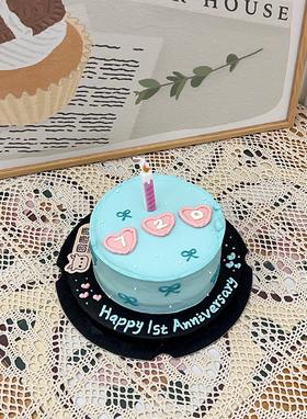 纪念日定转 蓝黑色主题