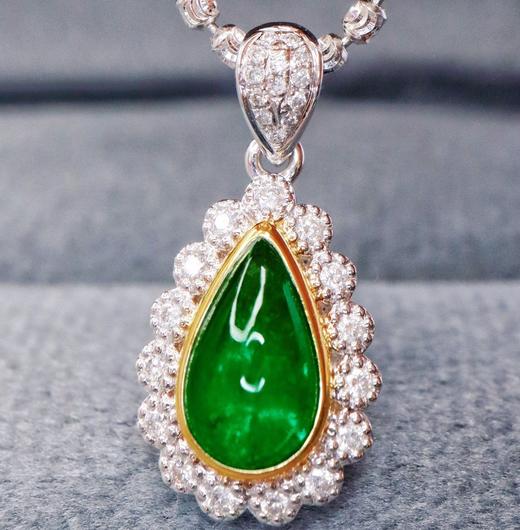 1.185ct 祖母绿吊坠 商品图0