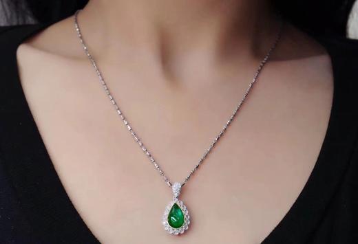 1.185ct 祖母绿吊坠 商品图4