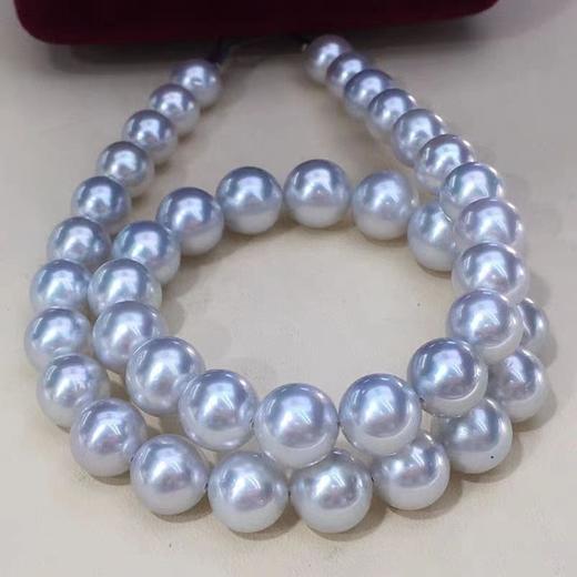 【七夕特惠❗️天然珍珠项链】赠礼盒+证书，轻奢气质满满，那个小女人看了不心动，买它就对了，白珍珠项链送妈妈婆婆情人节L手工饰品新年礼盒年货礼盒 商品图3