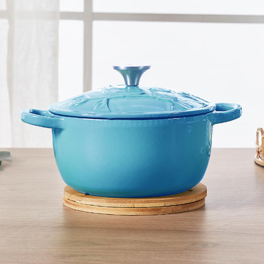 🎁乐美雅moltobella珐琅炖锅19cm-暖树春莺 商品图1