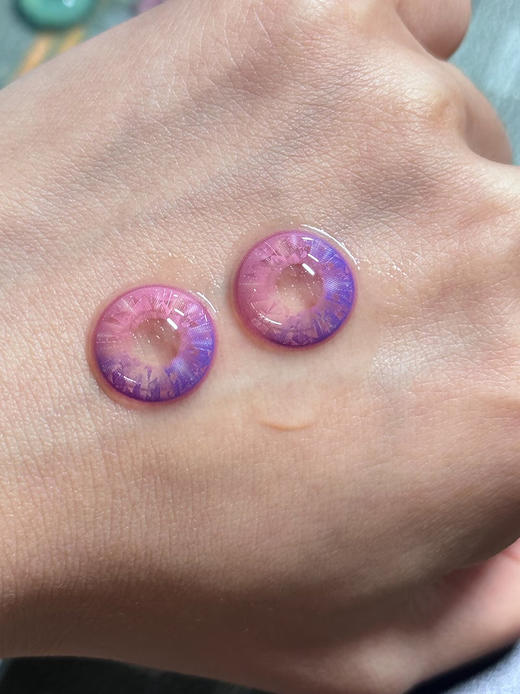 Woolilens 碎梦歌姬 日抛 两片 14.2mm 参考着色 13.5mm 基弧 8.5 含水 50% 新锐国货 商品图3