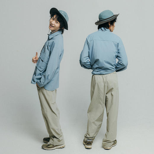 【品牌直发】ACMEITEM爱棵米 户外情侣休闲长裤宽松中腰可调节微弹长裤子男女GAF3020853E 商品图1