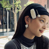lost in echo2024秋季新款小众高级银色侧边碎发夹子发夹发卡女 商品缩略图2