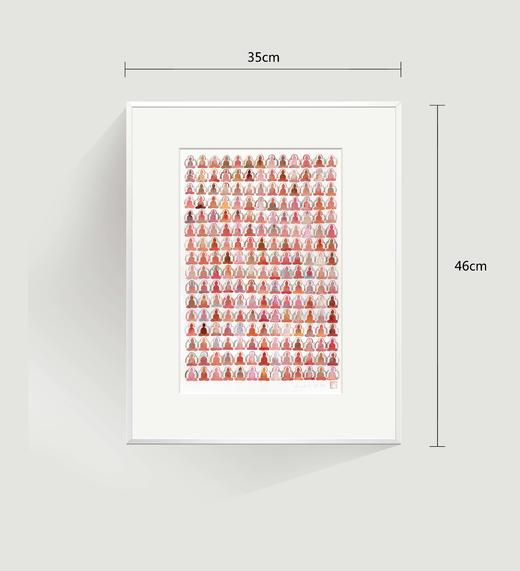 千fo系列限量艺术版画  艺术家柯曼经典画作 收藏证书+艺术家签名 +千佛图临摹套件  授权花花艺术客DU家代理 限定收藏级版画 版数售完即止 版数售完不再宣发 花花艺术客厅赠予供fo定制设计款香插 商品图8