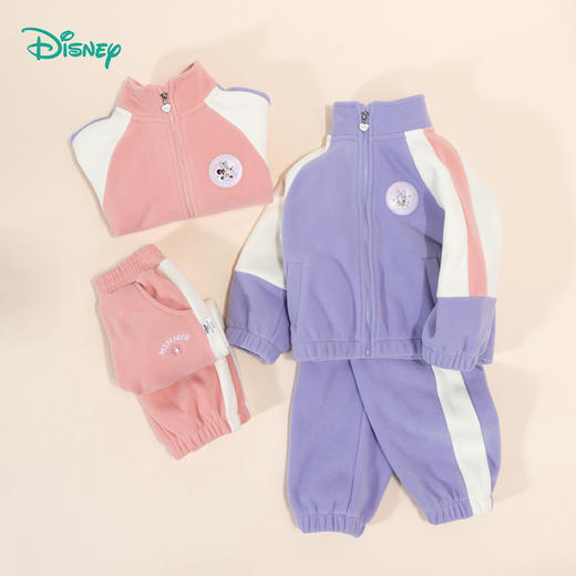 迪士尼冬季摇粒绒女童外套套装ZD3DT003 商品图2