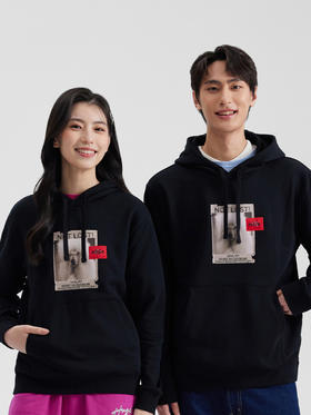 老板 2024秋季新款  狗狗图案毛圈布休闲宽松连帽卫衣 情侣款 特惠 Z-11861