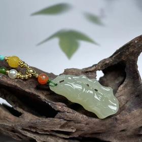 和田玉竹节吊坠