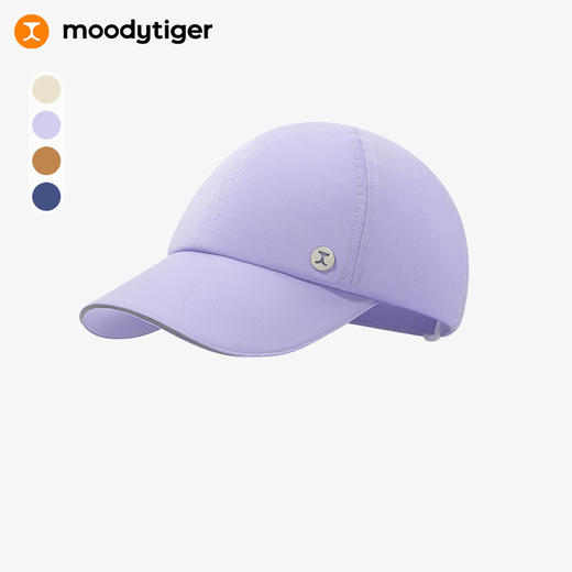 【24年秋新品】moodytiger儿童帽子2024男女童时尚百搭户外透气纯色鸭舌帽43532401 商品图0