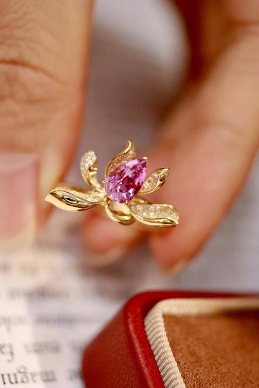 1.15ct 蓝宝石戒指 商品图4