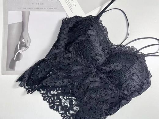 燕尾蝶美背法式蕾丝内衣打底吊带到手两件 商品图11