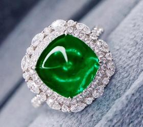 3.81ct 祖母绿戒指