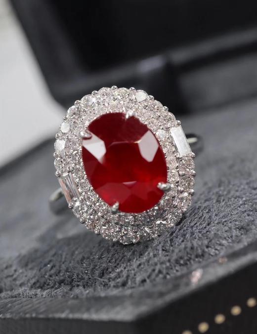 3.16ct 红宝石吊坠戒指 商品图2