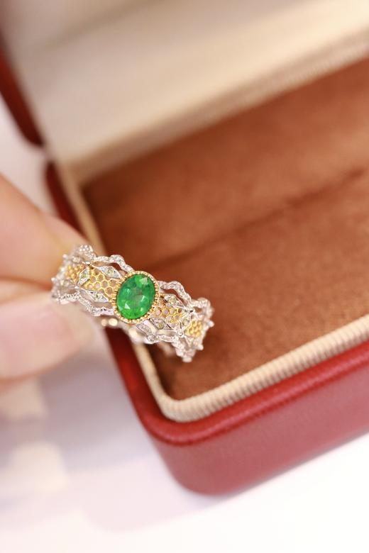 0.49ct 祖母绿戒指 商品图6