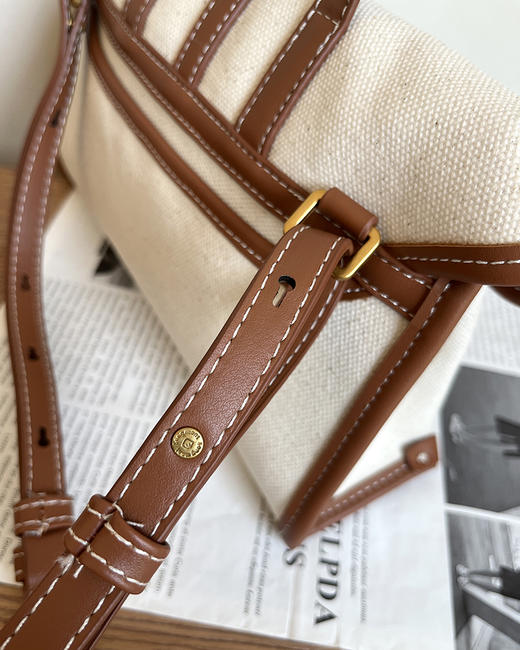 THS 7.27-无 song家 山下有松帆布复古单肩包 2色 CQ1342 商品图11