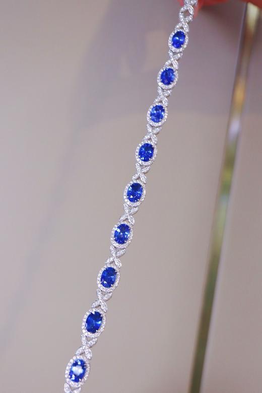 10.25ct 18.12g 蓝宝石手链 商品图2