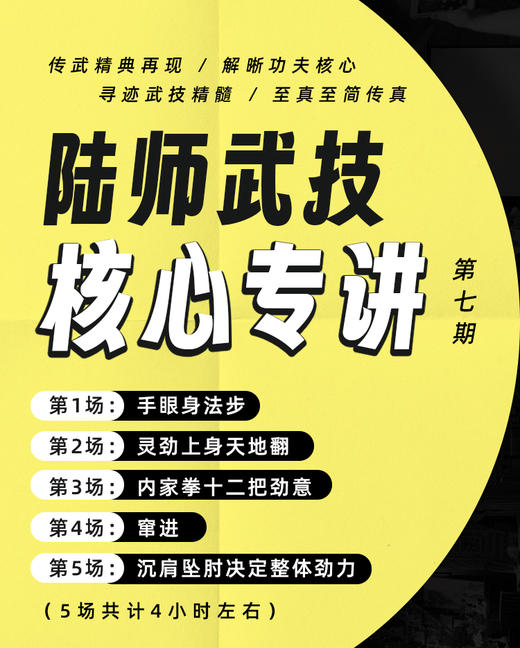 陆师武技核心专讲 七 商品图0