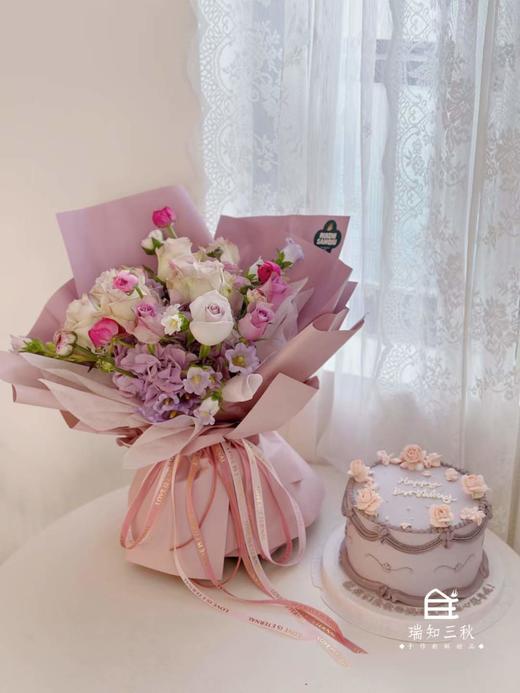 蛋糕+花束（色系搭配） 商品图1