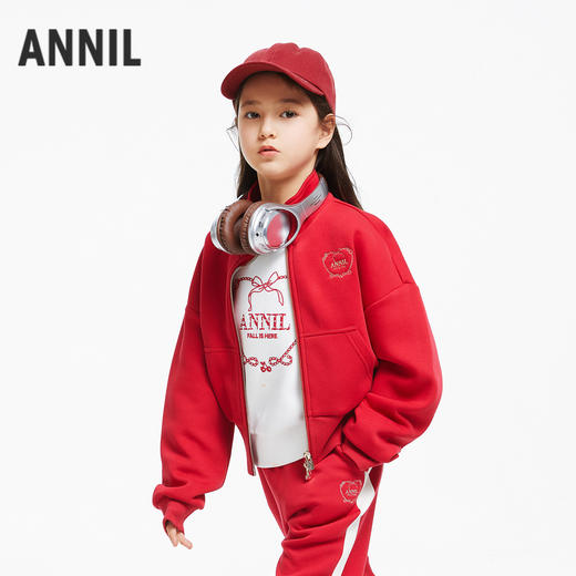 女童甜趣绣花长袖外套新款安奈儿童装实体店同款AG435536 商品图1