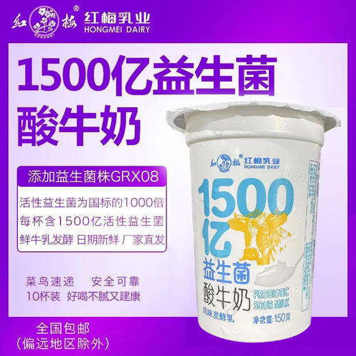 红梅益生菌酸奶150g 商品图2