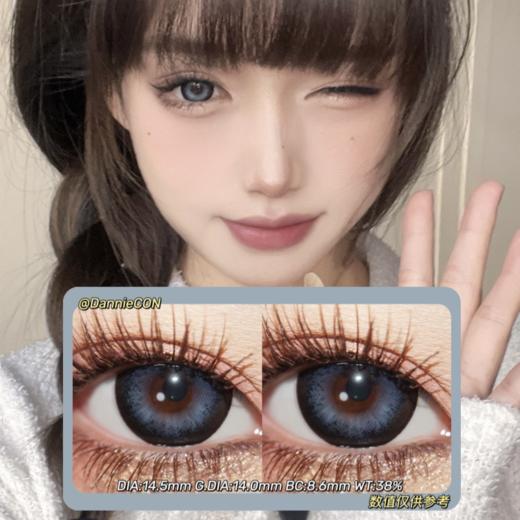 Doriscon半年抛·傲娇蓝莓·14.5mm(着色参考14.0mm) 0-1000度(有525/575) 韩产进口·(建议佩戴3-4个月左右更换) 商品图0