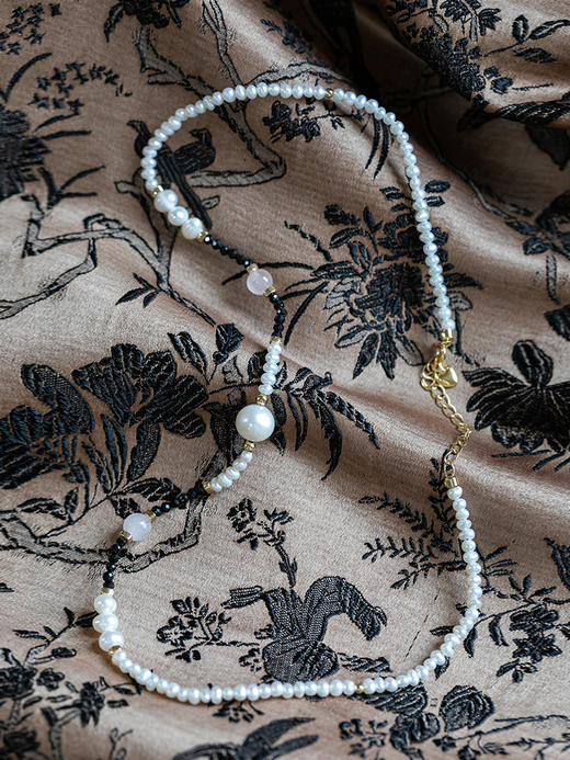 牧衣游 珍珠尖晶14K金项链高级设计感小众 开宇【不支持会员折】 商品图2