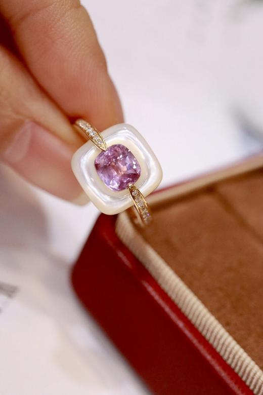 1.12ct 蓝宝石戒指 商品图0