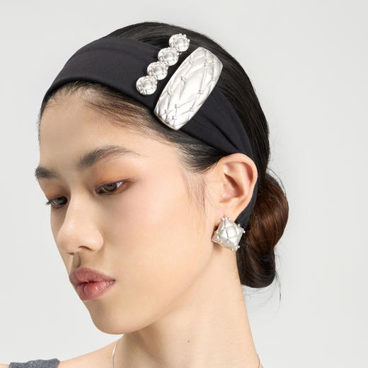 lost in echo2024秋季新款小众高级银色侧边碎发夹子发夹发卡女 商品图1