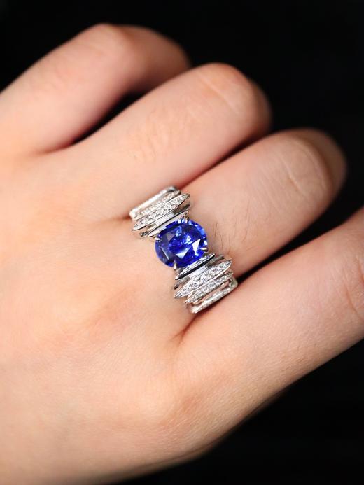 2.0ct 蓝宝石戒指 商品图1