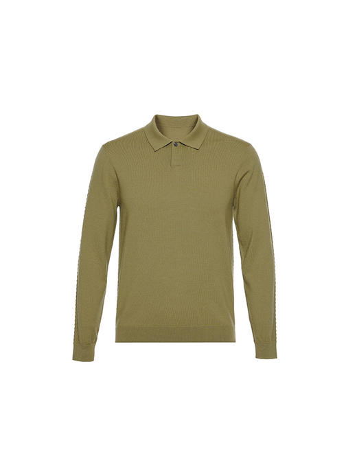 callisto绿色绵羊毛长袖毛衣 商品图0