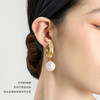[捡漏价]lost in echo2024秋季新款高级银色复古金色珍珠大耳环AB款耳饰女 商品缩略图2