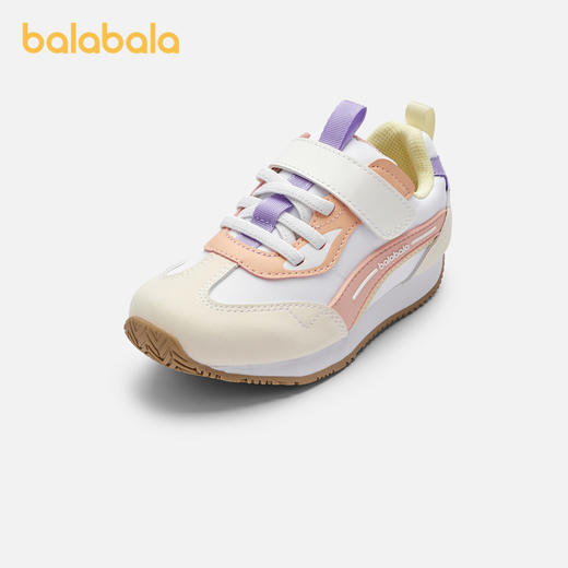 巴拉巴拉童鞋儿童运动鞋男童女童跑步鞋秋季新款鞋子撞色复古 商品图0