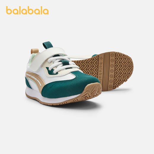 巴拉巴拉童鞋儿童运动鞋男童女童跑步鞋秋季新款鞋子撞色复古 商品图1