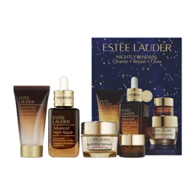 【保税仓直发】Estee Lander 雅诗兰黛四件套（特润50ML+特润洁面30ML+智妍面霜15ml+抗蓝光5ML）（效期26年5月）