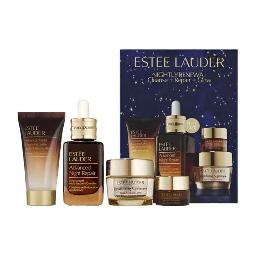 【保税仓直发】Estee Lander 雅诗兰黛四件套（特润50ML+特润洁面30ML+智妍面霜15ml+抗蓝光5ML）（效期26年5月） 商品图0