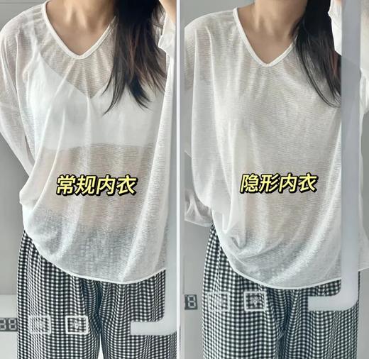 YP 蔓朵奇 薄款隐形无痕女士内衣  宽带/细带 5色可选  买一送一（实发两件） 商品图9