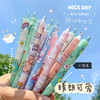 超值10支装【开学季！卡通按动中性笔】可爱风按压式0.5黑色签字笔学生高颜值刷题笔，按压式设计，0.5中性笔尖，写字柔顺流畅。ry 商品缩略图0
