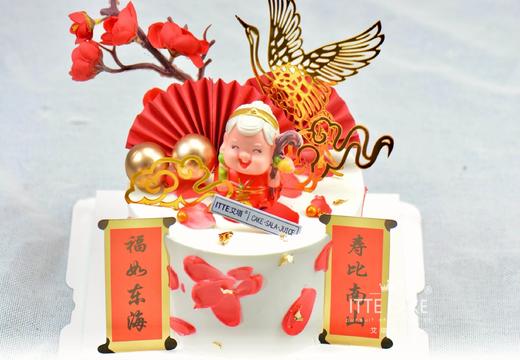 松鹤延年 祝寿款 纯动物奶油 商品图3