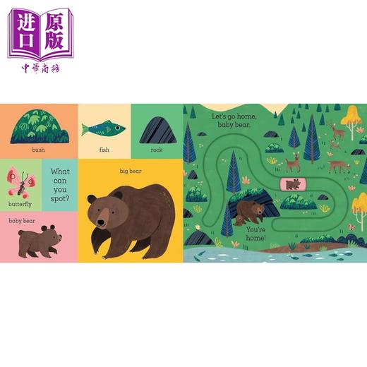 【中商原版】滑块轨道书 回家吧 兔子宝宝 Lets Go Home Baby Rabbit 英文原版 儿童纸板绘本 幼儿纸板书图画书 进口低幼童书 商品图3