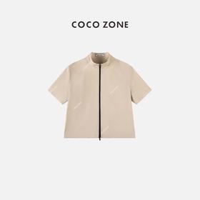 COCO ZONE 高级感立领双拉链修身短外套 23C18489