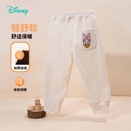 迪士尼女童米妮加绒长裤ZD3DK014 商品图8