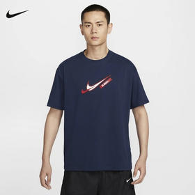 Nike/耐克篮球短袖LEBRON詹姆斯男T恤运动亲肤纯棉半截袖FZ8076-410