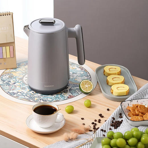 大宇（DAEWOO）电热水壶1.5L大容量家用双层防烫烧水壶DYSH-H1815 商品图6